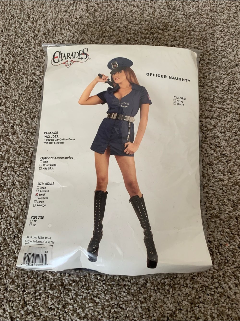 Officer Naughty Women's Navy Costume Dress - Halloween